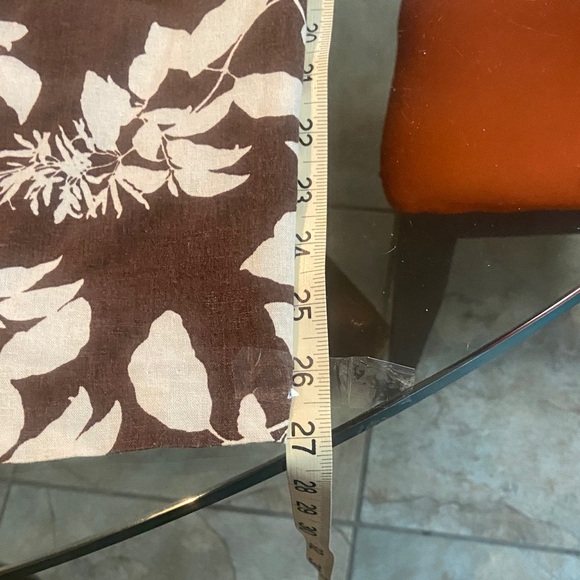 Signature by Robbie Bee Brown Floral Embellished Sleeveless dress- Brown & Cream - Picture 4 of 5